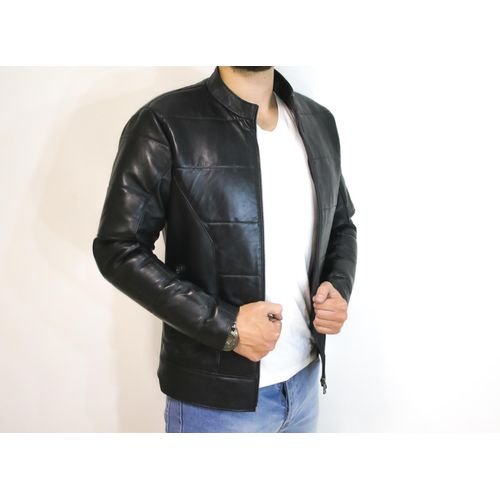 الصفحة الرئيسية سترة جلد طبيعي للرجال ميلانيستا