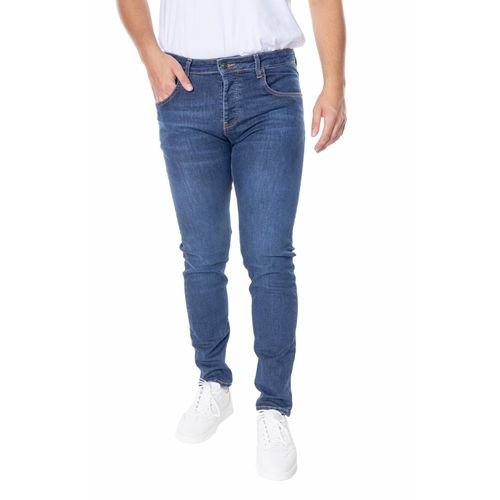 الصفحة الرئيسية بنطلون جينز ضيق للرجال مع طباعة